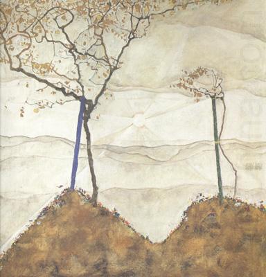 Autumn Sun I (MK12), Egon Schiele